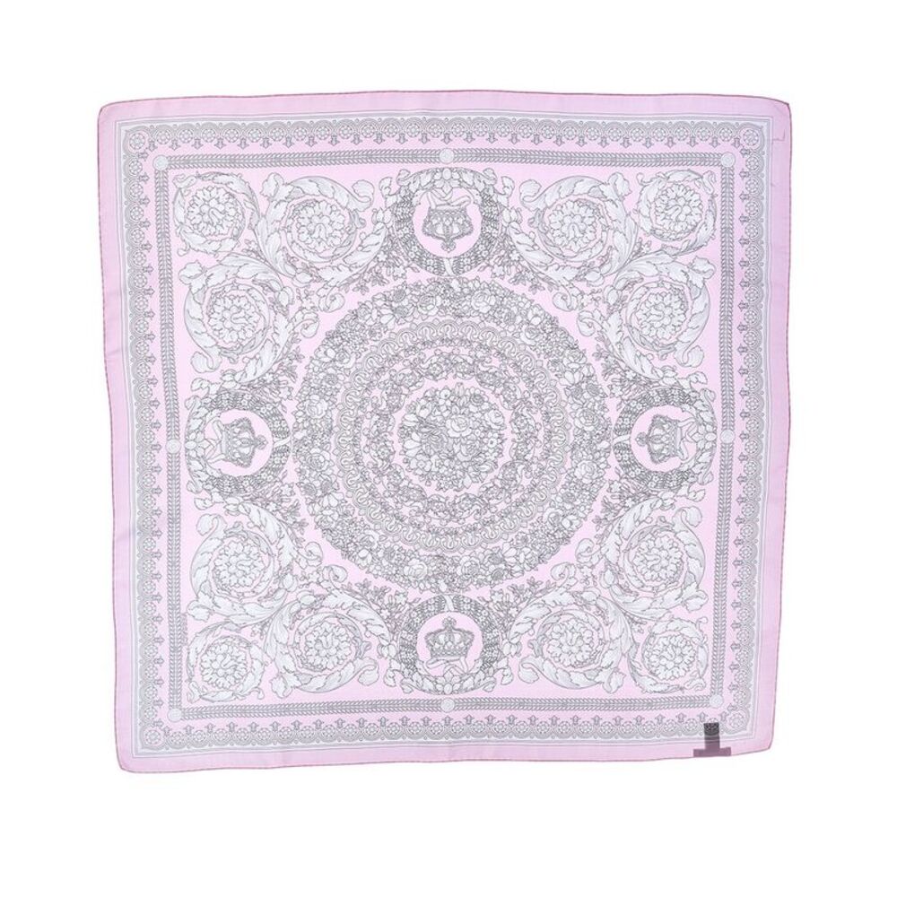 Versace Silk Scarf, Pink